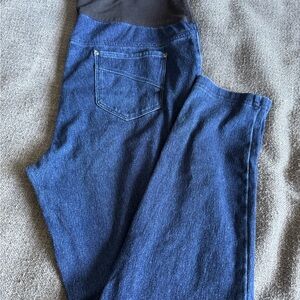 Time and Tru Indigo Women's Maternity Jeggings